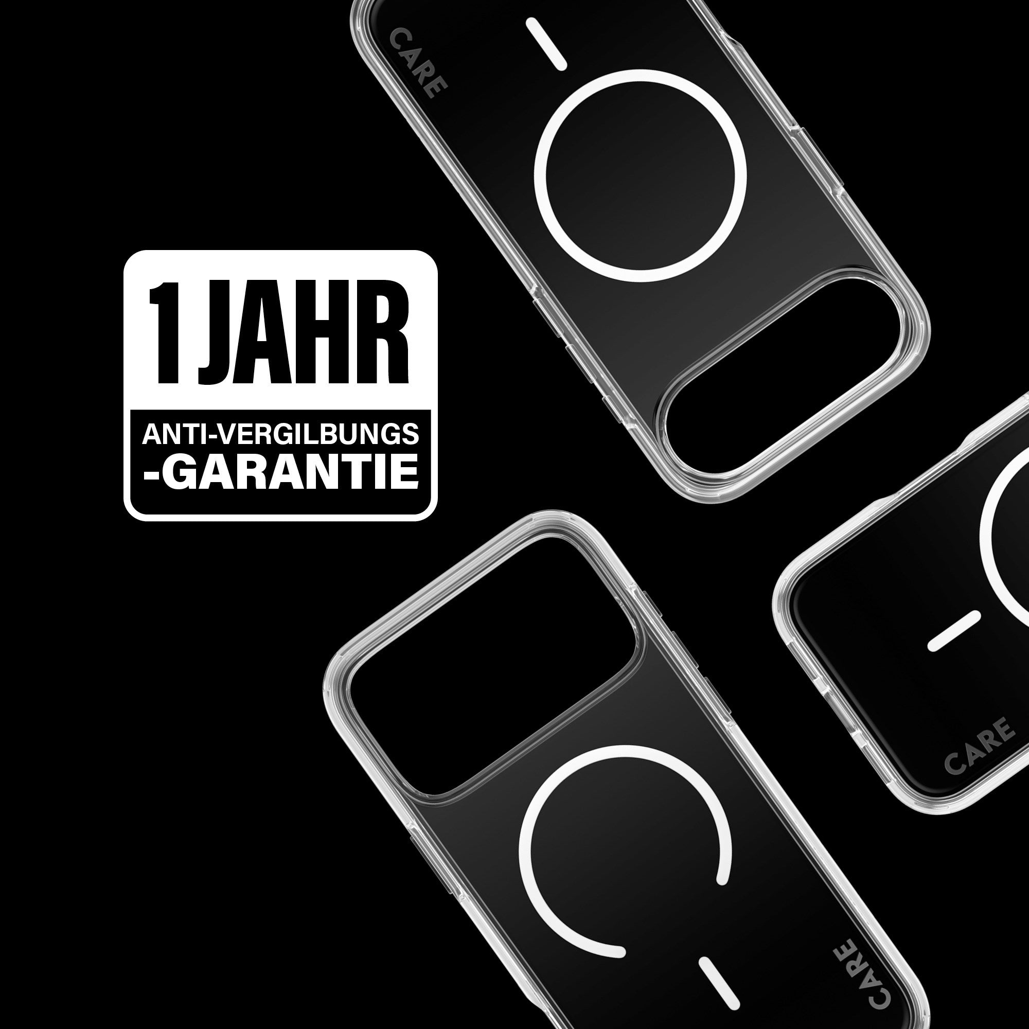 CARE™ by PanzerGlass® Urban Explorer Case Transparent m. Weiß MagSafe iPhone 17 Pro